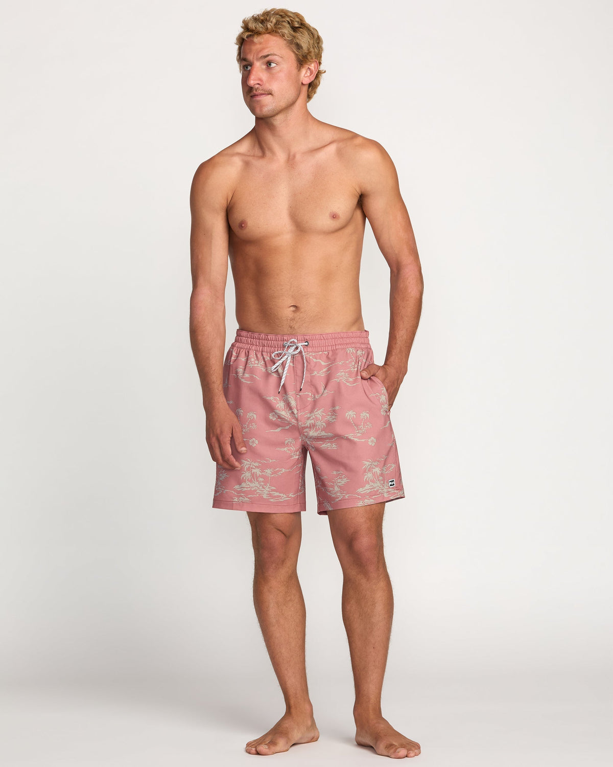 Lineup Laybacks 16 Trunks - Dusty Rose